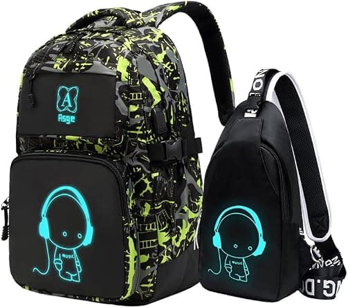 Asge Unisex-Adults Rucksack School backpack set on Amazon.ae - Price Tracker