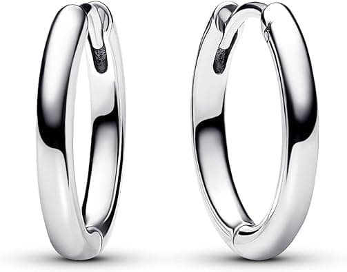 Pandora Moments Sterling silver hoop earrings on Amazon.ae - Price Tracker