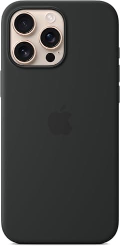 Apple iPhone 16 Pro Max Silicone Case with MagSafe - Black ​​​​​​​ - متتبع أسعار Amazon.sa