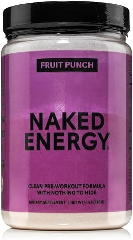 Naked Nutrition Fruit Punch Naked Energy Pre Workout Supplement For Men And Women - 1Lb 30 Servings - Best Deal Finder
