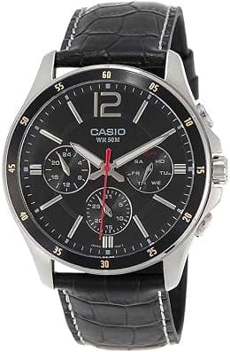 Casio Men's Stainless Steel Analog Watch - متتبع أسعار Amazon.sa