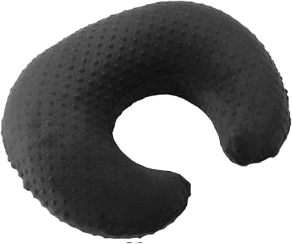 Pillowcase for Nursing Pillow and Positioner for Breastfeeding and Bottle Feeding, Propping Baby, Tummy Time, Baby Sitting Support, Awake-Time Support, Pillow Cover Only (Black) on Amazon.ae - Price Tracker