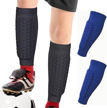 2 Pairs Soccer Shin Guards, Shin Pads Football Calf Sleeve Protective Equipment for Kids Youth Adult, with Honeycomb Pads Foam, Support for Shin Splint Baseball (Middle) on Amazon.ae - Price Tracker