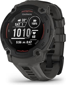 Garmin Instinct E 45mm, Rugged Outdoor GPS Smartwatch, 24/7 Health Monitoring, Wrist-Based Heart Rate, Up to 16 Days of Battery Life, Black with Charcoal Band on Amazon - Best Deal Finder