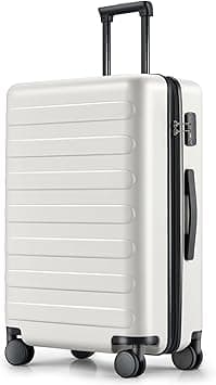 NINETYGO Carry on Luggage 22 X 14 X 9 Airline Approved, 20 Inch Luggage for 3-5 Days Travel, Double Spinner Wheels, 100% Hardshell PC, TSA Lock, 02-Lily White (Basic, No Expandable), Checked 24-Inch - Amazon.ae Price Tracker