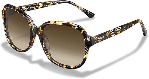 CARFIA Acetate Polarized Sunglasses for Women UV Protection Retro Trendy Big Sunnies CA2024 on Amazon.ae - Price Tracker