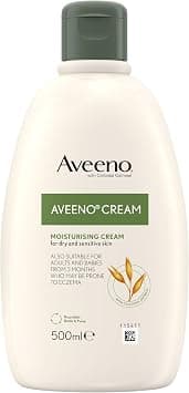 Aveeno Moisturizing Cream with Colloidal Oatmeal, Suitable for relieving Dry, Sensitive and Eczema-Prone Skin, unscented formula , 500ml على Amazon.ae - متتبع الأسعار