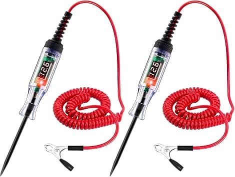 YelaJoy Digital Circuit Tester with Voltage Display - 5-90V Automotive Test Light, Polarity Indicator, 110in Lead for Car/RV/Truck Electrical Diagnosis (2-Pack) on Amazon.ae - Price Tracker