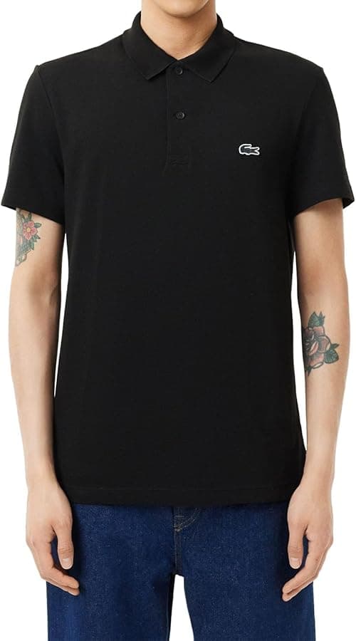 Lacoste Mens Polos Short Sleeve Polo Shirts (pack of 1) on Amazon.ae - Price Tracker
