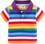 Mud Kingdom Little Boys Polo Shirt Cute Stripe Summer - Best Deal Finder