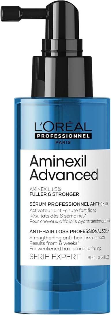 L’Oréal Professionnel | Aminexil Advanced Strengthening Anti-hair Loss Activator Serum | For Weakened Hair Prone to Falling | Concentrated with 1.5% Aminexil | SERIE EXPERT | 90ml on Amazon.ae - Price Tracker