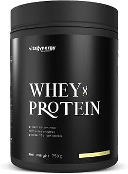 Lemon Yogurt Whey Protein Powder with Digestive Enzymes, 22g Protein per Serving, Low Sugar & Low Fat, Smooth Mixing Formula, 750g (25 Servings) on Amazon.ae - Price Tracker