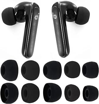 Ear Tips Compatible with Anker Soundcore P2 / P3, Silicone Ear Buds Ear Cap Ear Plug Eartips Replacement for Soundcore Life P3 / Soundcore Life P2, XS/S/M/L/XL 5 Size 5 Pairs, Black on Amazon.ae - Price Tracker