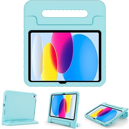 ProCase Kids Case for iPad A16 11th Generation 2025/iPad 10th Generation 2022 with Pencil Holder, iPad 11/10 Case Shockproof Lightweight Cover with Stand Convertible Handle for Children -Aqua on Amazon.ae - Price Tracker