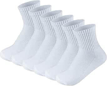 6 Pairs Kids Socks - Boys and Girls - Atletic Ankle Quarter Kids Sock - Soft Breathable Mesh - Childrens School Uniform on Amazon.ae - Price Tracker