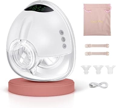 Lulia Handsfree Electric Pump with 4 Modes & 9 Levels, Strong Suction, Portable & Comfortable, Painless, BPA Free, Wearable Pumps with 17/19/21/24MM Flanges (1Pack White) on Amazon.ae - Price Tracker