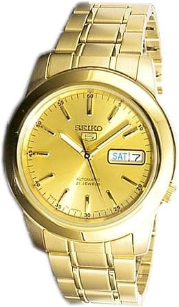 Seiko Men's Seiko 5 Automatic Watch with Analog Display and Stainless Steel Strap SNKE56J1 on Amazon.ae - Price Tracker