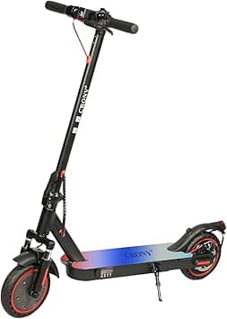 CRONY M365 Foldable Electric Scooter with Front Suspension & Durable Honeycomb Tires, 7-Colors LED Deck Lights, Lightweight Commuter Scooter with for Adults & Kids, Smart App Control - Amazon.ae Price Tracker