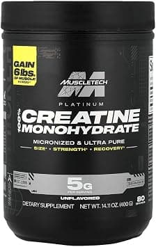 MuscleTech Platinum 100% Creatine, 400 g on Amazon.sa - Price Tracker