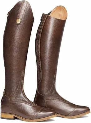 Womens Knee High Riding Boots - Smooth Leather, Warm, Autumn Winter, Mountain Riding (Color : Auburn, Size : 39 EU) on Amazon - Best Deal Finder
