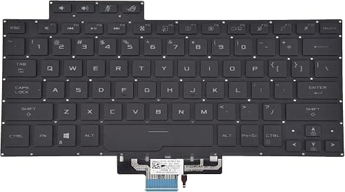 KBRPARTS Replacement Keyboard for ASUS ROG Zephyrus G14 GA401 GA401I GA401IV GA401Q GA401QM GA401U Series Laptop, Zephyrus G14 Replacement Keyboad wih Backlit US Layout 8037B0169701 على Amazon.ae - متتبع الأسعار