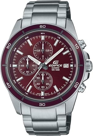 Casio Edifice Men's White Dial Stainless Steel Chronograph Watch on Amazon.ae - Price Tracker
