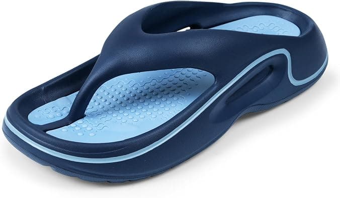 DOCTOR EXTRA SOFT Men's Premium Slippers with Soft Acupressure Foot Massager for Adult | Comfortable & Light Weight| Stylish & Anti-Skid | Casual Waterproof & Everyday Flip Flops for Gents/Boys D-544 on Amazon.ae - Price Tracker