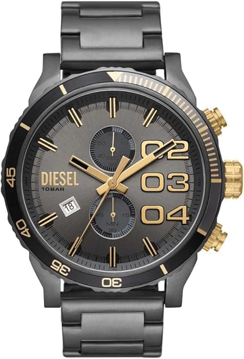 Diesel men's quartz chronograph with bracelet Double Down 2.0 Chrono DZ4614 on Amazon.ae - Price Tracker