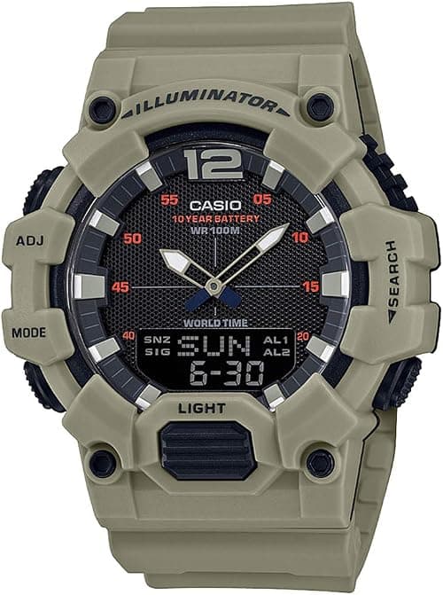 Casio Men's Watch - HDC-700-3A3VDF Black Dial, Green Band on Amazon.ae - Price Tracker