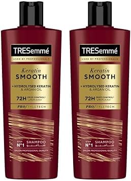 TRESEMME Shampoo Smooth & Keratin, enjoy up to 72 hours of frizz control, 2 x 400ml on Amazon.ae - Price Tracker