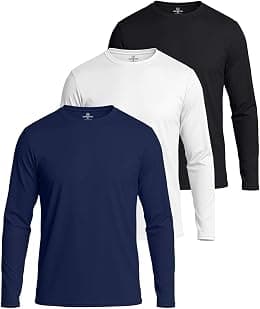 Real Essentials 3 Pack: Men's Quick-Dry Short Sleeve Athletic Performance Polo Shirt (Available in Big & Tall) - Best Deal Finder