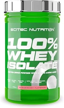 Scitec Nutrition 100% Whey Isolate - Pure Protein Power with BCAAs - Glutamine and Arginine - Sugar and Gluten Free Formula (700 g, Strawberry) on Amazon - Best Deal Finder