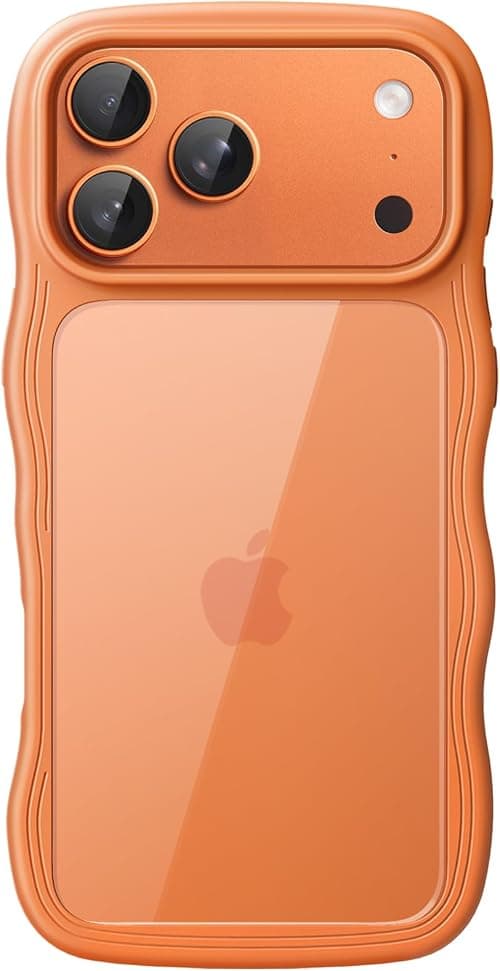 JETech Wavy Case for iPhone 17 Pro Max, Orange على Amazon.ae - متتبع الأسعار