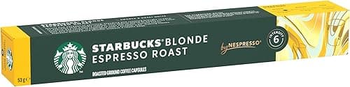Starbucks Blonde Espresso Roast by Nespresso Capsules, 53g on Amazon.ae - Price Tracker