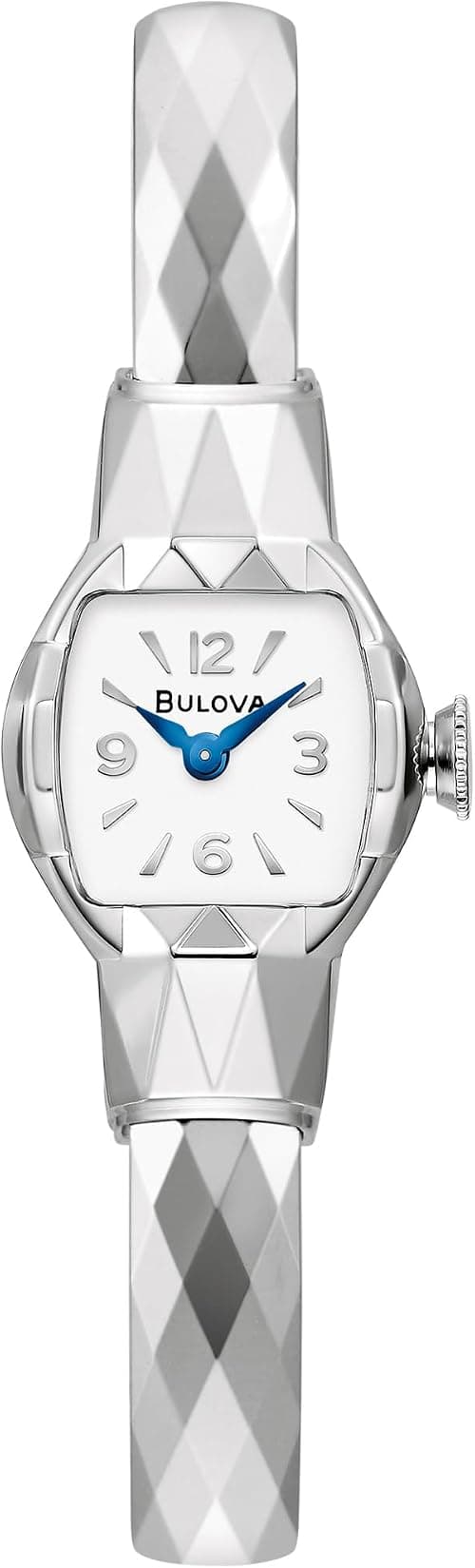 Bulova Ladies Limited Edition American Girl 2 Hand Silver Stainless Steel Quartz Bangle Watch Style:96L333, Silver, Modern on Amazon.ae - Price Tracker
