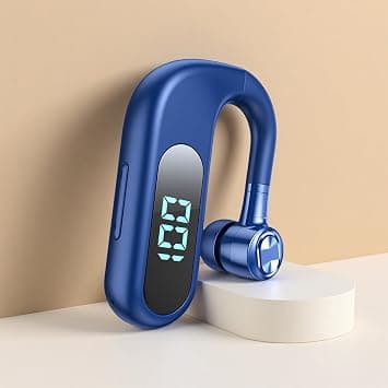 Single Ear Bluetooth Headphone V5.2 Single Noise Cancelling Wireless Earphones, Hands-Free Headset for Truck Drivers/Home/Office Work Left and Right Ear Compatible Painless Wear-V13(Blue). على Amazon.ae - متتبع الأسعار