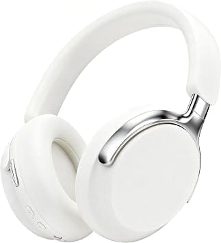 Garlo Bluetooth Headphones Over-Ear, Active Noise Cancelling Wireless Headphones, 60H Playtime Bluetooth 5.4 Headset with Comfort Earcups, Clear Calls, Foldable, Wireless Headphones for Travel (white) on Amazon.ae - Price Tracker