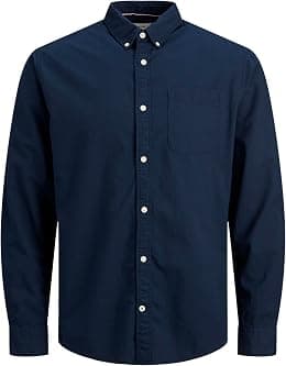 JACK & JONES mens Jjeoxford Shirt L/S Noos Shirt - Best Deal Finder