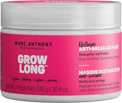 Marc Anthony Deep Conditioning Hair Mask for Dry & Damaged Hair, Grow Long Biotin - Argan Oil, Caffeine & Keratin Anti-Frizz Leave-In Repair Treatment For Split Ends & Breakage on Amazon.ae - Price Tracker