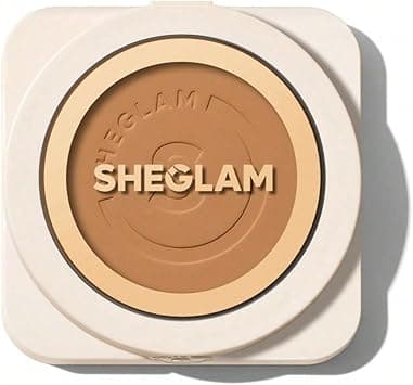 SHEGLAM SKin-Focus Full Coverage Powder Foundation Oil-Control Lightweight Face Pressed Powder Makeup-Peach on Amazon.ae - Price Tracker