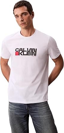 Calvin Klein mens Ss 30s Eu Ck Redbox Graphic Tee Lv04rd814g T-Shirts (pack of 1) on Amazon.ae - Price Tracker