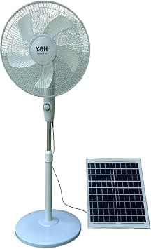 Rechargeable Solar Pedestal Fan – 16-Inch Oscillating Standing Fan with High-Efficiency Solar Panel, DC Motor Quiet Operation, 3-Speed Settings for Home, Office, and Outdoor Camping على Amazon.ae - متتبع الأسعار