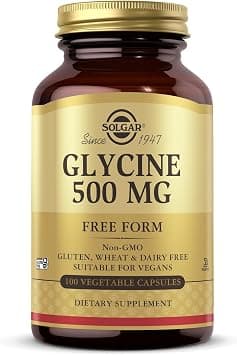 Solgar Glycine, 500 Mg - 100 Capsules - Best Deal Finder