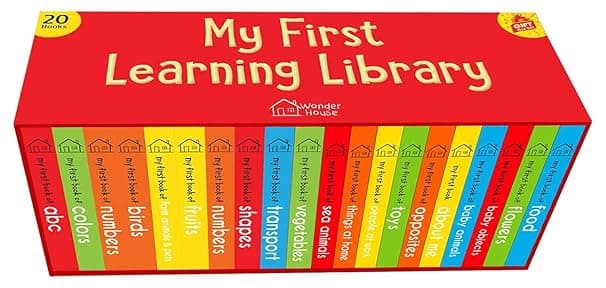 My First Learning Library Box Set: 20 Board Books Gift Set for Kids (Horizontal Design) by Wonder House Books Editorial on Amazon.ae - Price Tracker