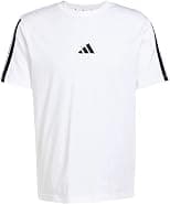 adidas Mens ESSENTIALS THREE STRIPES SINGLE JERSEY TEE T-Shirt (pack of 1) - Best Deal Finder