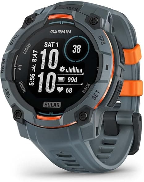 GARMIN Instinct 3-45MM,Twilight Bezel | Rugged Solar Smartwatch with Unlimited Battery Life and 24/7 Health and Wellness Monitoring | Built-in Flashlight, Multi Band GPS with Satiq Technology on Amazon.ae - Price Tracker