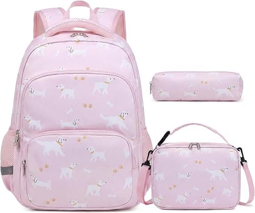 mygreen 3PCS Kids Backpack Set - Waterproof Bookbag with Lunch Box for Girls على Amazon.ae - متتبع الأسعار