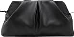 Women Clutch Bag Dressy Formal Handbag Pleated PU Clutch Purse Detachable Chain Crossbody Bag - Best Deal Finder
