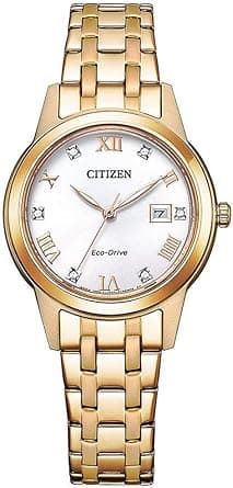 Citizen Women's Analogue Eco-Drive Watch with a Stainless Steel Band Elegance on Amazon.ae - Price Tracker