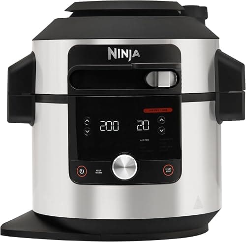 Ninja Foodi Max 14-in-1 Smartlid Multi-Cooker, 7.5 Litre Capacity, Black/Grey on Amazon.ae - Price Tracker
